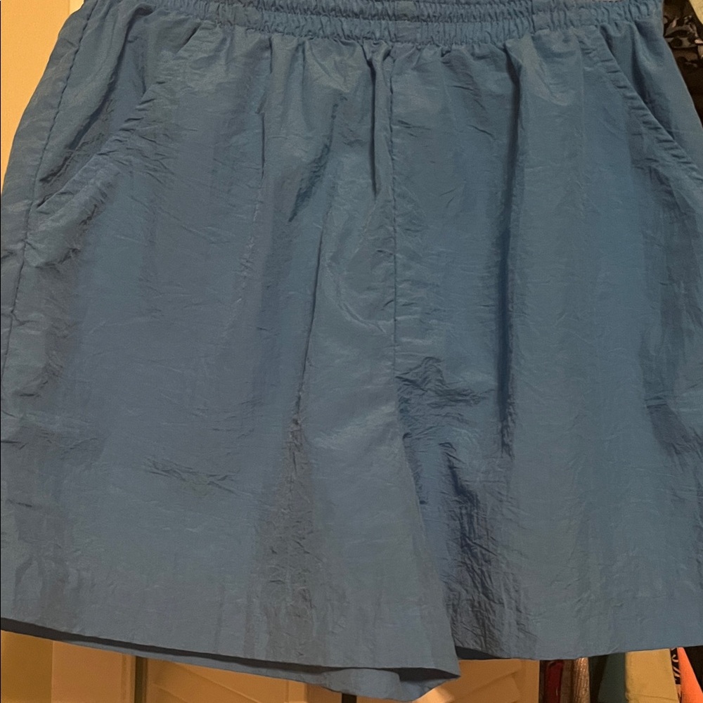 Women's Performance Athletic Shorts in Blue